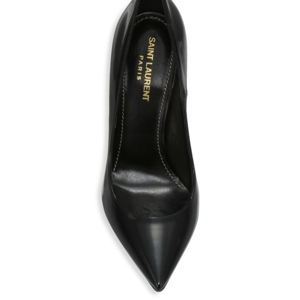 NWT Yves Saint Laurent Opium ysl logo heels patent - Picture 4 of 8